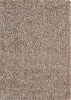 Hoogpolig beige vloerkleed Java 1100